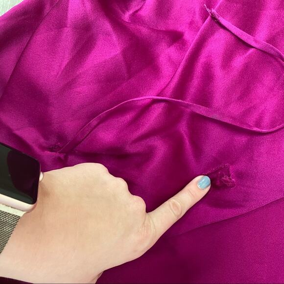 Atlein Color Block Wrap Dress Size 00 - Picture 4 of 11